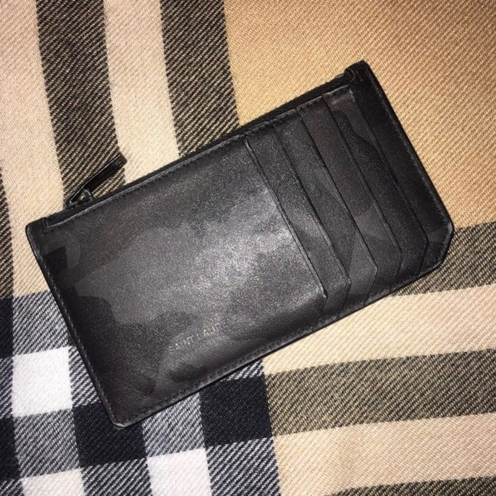 Saint Laurent Camouflage Wallet